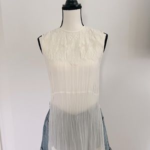 Zara top see through